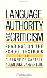 Language, authority and criticism : readings on the school textbook