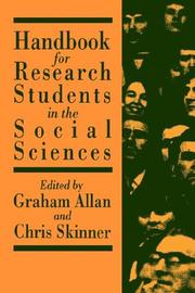 Handbook for research students in the social sciences