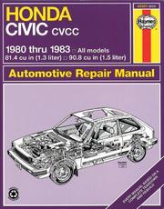 Cover of: Honda Civic owners workshop manual