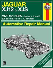 Jaguar 12-cylinder owners workshop manual by P. G. Strasman