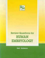 Review questions for human embryology by Thomas R. Gest