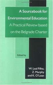 A sourcebook for environmental education : a practical review based on the Belgrade Protocols