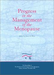 Progress in the management of the menopause : the proceedings of the 8th International Congress on the Menopause, Sydney, Australia, November 1996