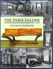 The Paris salons, 1895-1914. Vol.3, Furniture