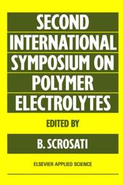 Second International Symposium on Polymer Electrolytes