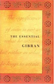 Cover of: The Essential Gibran