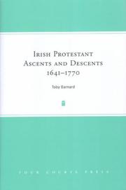 Cover of: Irish Protestant ascents and descents, 1641-1770 by T. C. Barnard