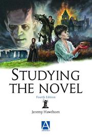 Studying the novel by Jeremy Hawthorn