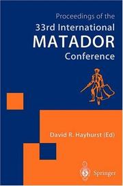 Proceedings of the 33rd International MATADOR Conference