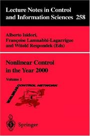 Nonlinear control in the year 2000