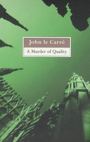 Cover of: A murder of quality