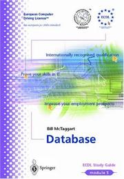 Cover of: Database by Bill McTaggart