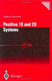 Cover of: Positive 1D and 2D Systems (Communications and Control Engineering) by Tadeusz Kaczorek