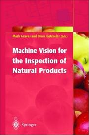 Cover of: Machine Vision for the Inspection of Natural Products