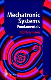 Mechatronic systems : fundamentals