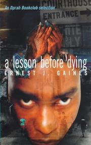 Cover of: A Lesson Before Dying by Ernest J. Gaines