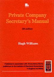 Private company secretary's manual