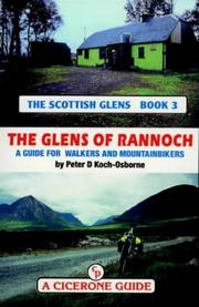 The Glens of Rannoch : a personal survey of the Glens of Rannoch for mountainbikers and walkers