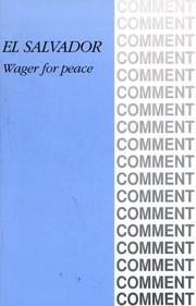 Cover of: El Salvador: wager for peace.