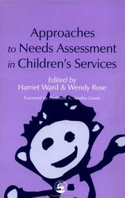 Approaches to needs assessment in children's services