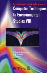 Development and application of computer techniques to environemental studies VIII