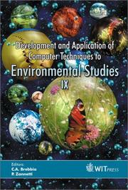 Development and application of computer techniques to environmental studies