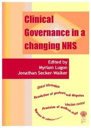 Clinical governance in a changing NHS