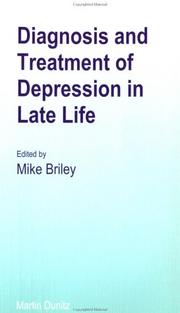 Diagnosis and treatment of depression in late life