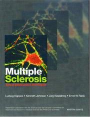 Cover of: Multiple Sclerosis: tissue destruction and repair