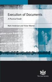 Execution of documents : a practical guide