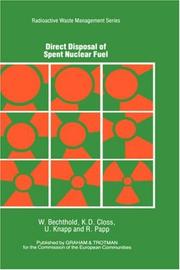 Direct disposal of spent nuclear fuel