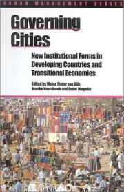 Governing cities : new institutional forms in developing countries and transitional economies