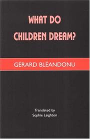 What do children dream?