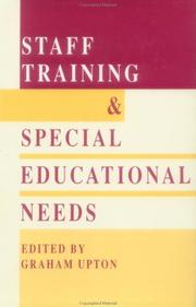 Staff training and special education needs