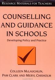 Counselling and guidance in schools : developing policy and practice