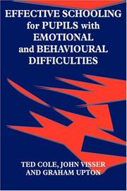 Effective schooling for pupils with emotional and behavioural difficulties