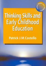 Thinking skills and early childhood education