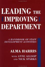 Leading the improving department : a handbook of staff activities