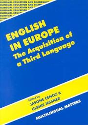 English in Europe : the acquisition of a third language