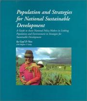 Population and strategies for national sustainable development : a guide to assist national policy makers in linking population and environment in strategies for sustainbale development