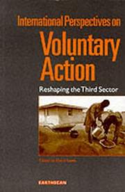 International perspectives on voluntary action : reshaping the third sector