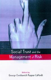 Social trust and the management of risk