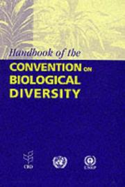 Cover of: Handbook of the Convention on Biological Diversity