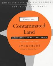 Contaminated land : managing legal liabilities