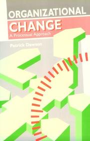 Cover of: Organizational change: a processual approach