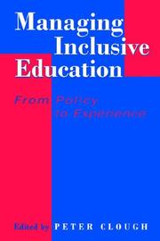 Managing inclusive education : from policy to experience