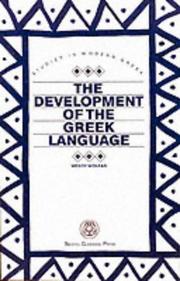 The development of the Greek language