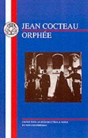 Cover of: Jean Cocteau: Orphee (French Texts)
