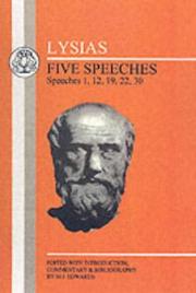 Lysias : five speeches : speeches 1, 12, 19, 22, 30