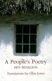 A people's poetry : hen benillion